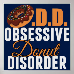 Funny Donut Lover Poster