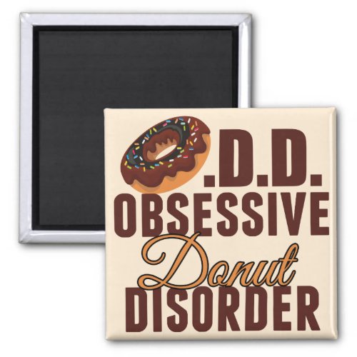 Funny Donut Magnet