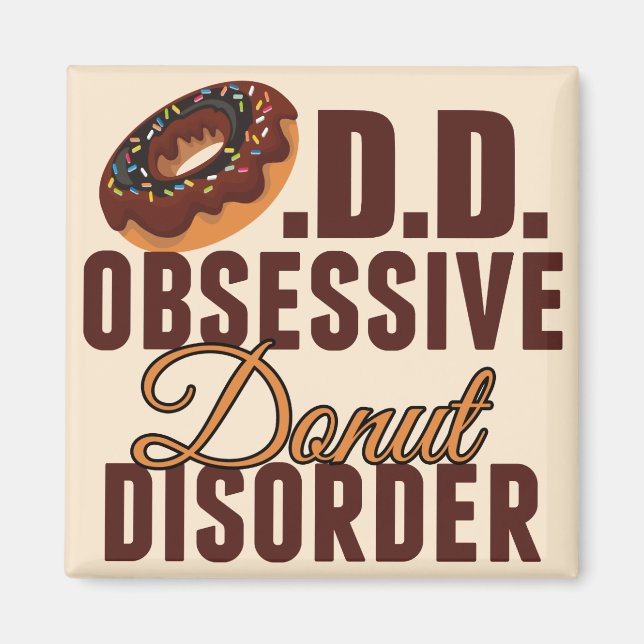 Funny Donut Magnet (Front)