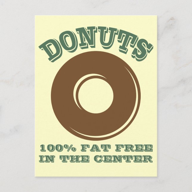 Funny Donut Postcard (Front)
