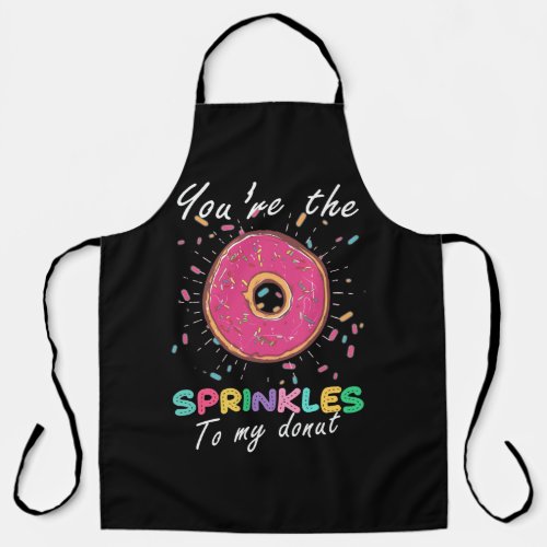 Funny donut quoted  apron
