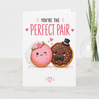 Funny Donut Wedding Card – Cute Food