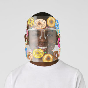 Funny Donuts Kids' Face Shield
