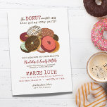 Funny Donuts Going Away Party Invitation<br><div class="desc">Craft the perfect farewell with our "You Donut Want to Miss This Going Away Party" invitation. Featuring modern artwork of delectable donuts, this invitation is a stylish and sweet way to celebrate the departure of your dear friends or family. With the convenience of digital download, you can effortlessly send invitations...</div>