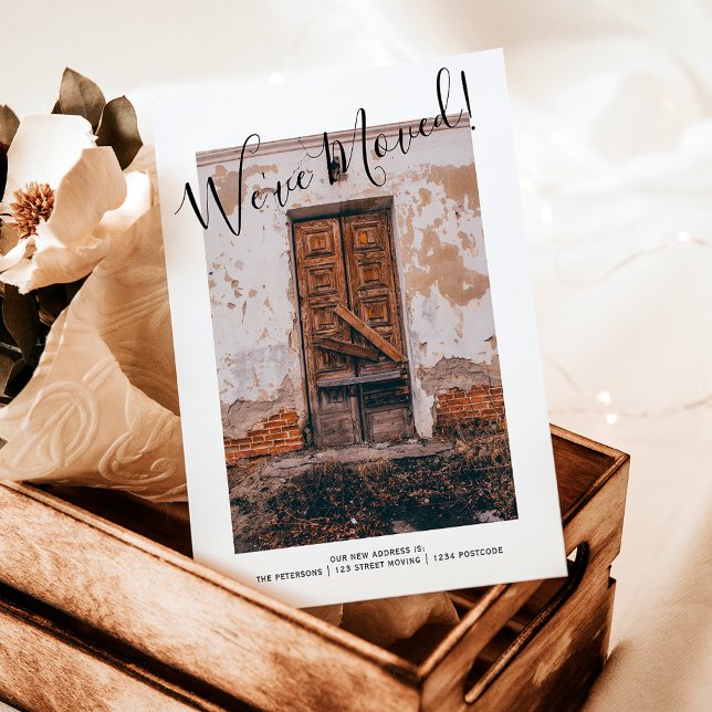 funny door moving announcement Upload photo (funny door moving announcement Upload photo)