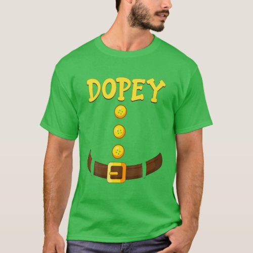 Funny Dopey Dwarf Costume Family Matching Class Gr T_Shirt