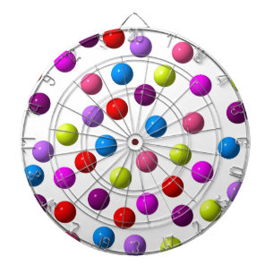Funny Dots Dartboard With Darts