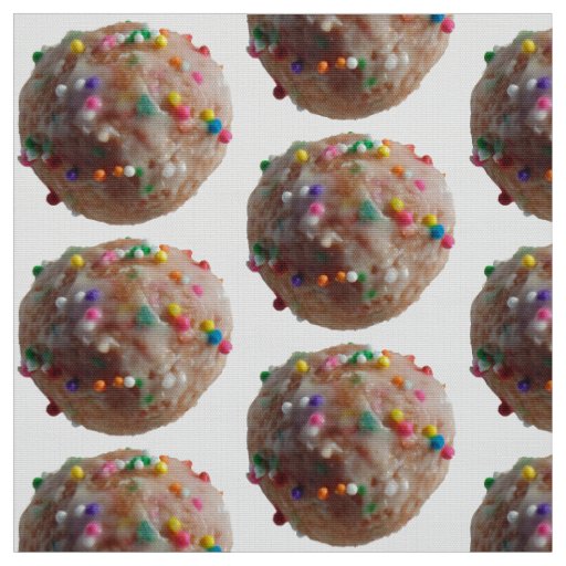 Funny Doughnut hole fabric