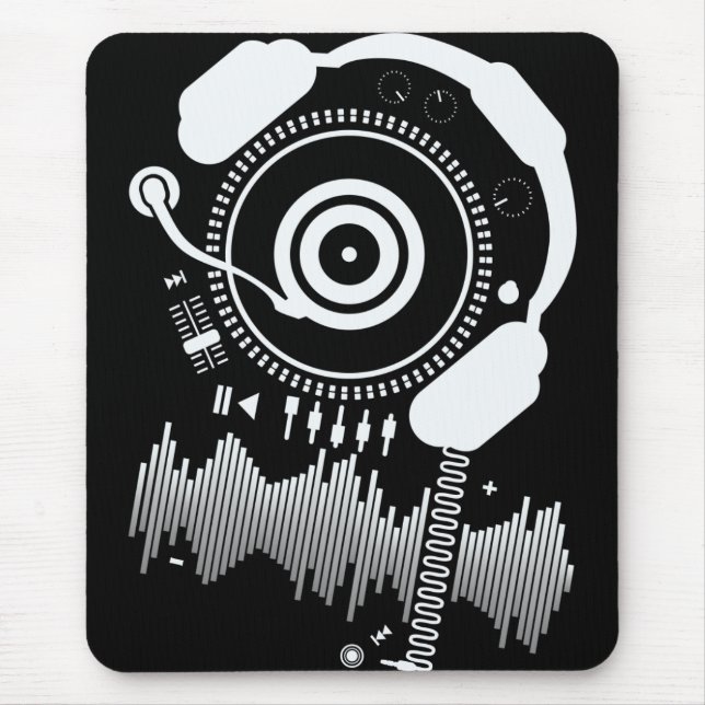 Funny_Doughnut Mouse Pad (Front)