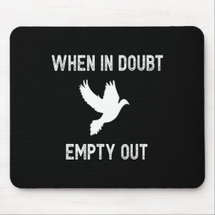 Funny Dove Hunter For Hunters - Bird Gift Tee Idea Mouse Pad