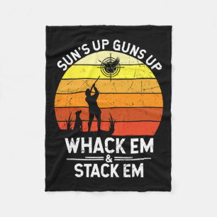 Funny Dove Hunting - Dove Hunting Season  Fleece Blanket