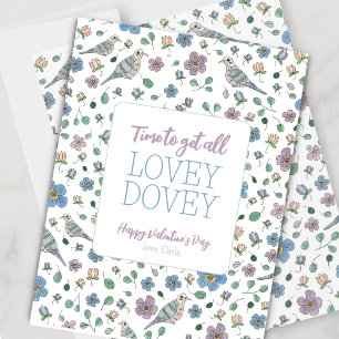 Funny Dove Valentine's Day Holiday Card
