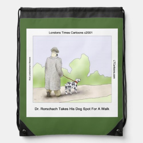 Funny Dr Rorschach Takes Dog Spot 4 Walk Backpack