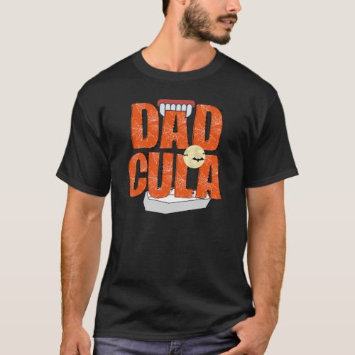 Funny Dracula Dad Halloween  T_Shirt