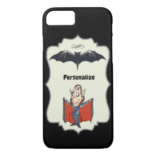 Funny Dracula Flying Black Bat Personalize iPhone 8/7 Case