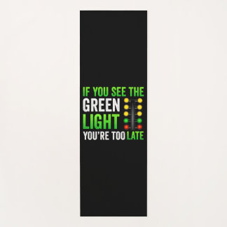 Funny Drag Racing Christmas Tree Drag Racer Yoga Mat