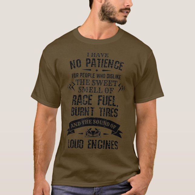 Funny Drag Racing  For Car Enthusiast And  (2) T-Shirt (Front)