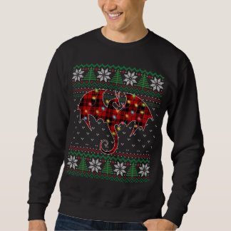 Funny Dragon Ugly Sweater Christmas Lights Dragon 