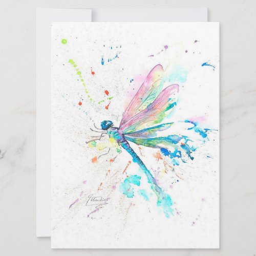 Funny Dragonfly Colorful  Gift For Birthday 