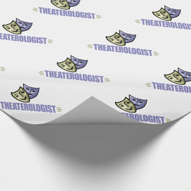 Funny Drama Theater Wrapping Paper (Corner)