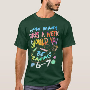 Funny Drawing Sketching Artist Art Lover Boys Girl T-Shirt