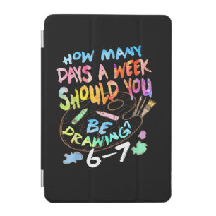 Funny Drawing Sketching Artist iPad Mini Cover