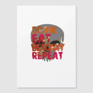 Funny Drink Eat Be Scary Halloween Design Creative