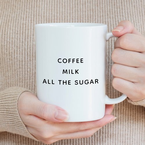 Funny Drink Preference Coffee Mug
