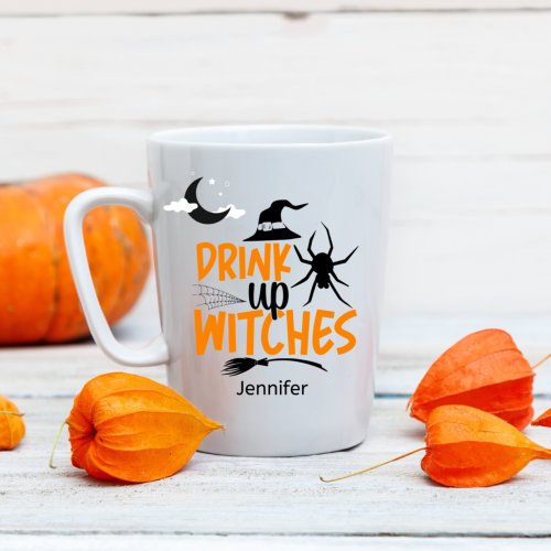  Funny Drink Up Witches Personalized Halloween Coffee Mug