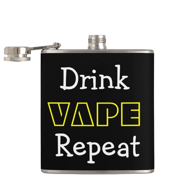 Funny Drink Vape Repeat Flask (Opened)