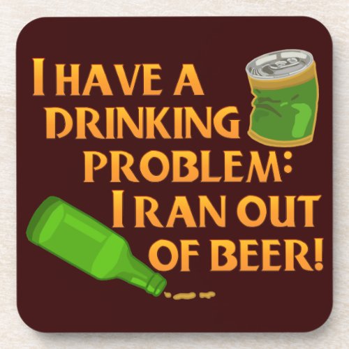 Funny Drinking Beer Coaster