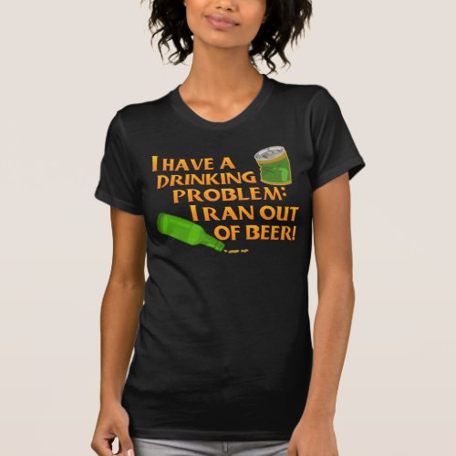 Funny Drinking Beer T_Shirt