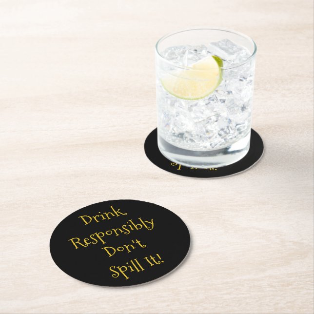 Funny Drinking Coaster (Insitu)