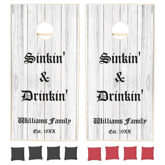 Funny Drinking Cornhole Set (Set)