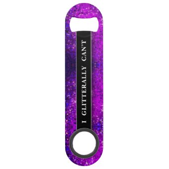 Funny Drinking Joke Purple Glitter Monogram Name Bar Key | Zazzle