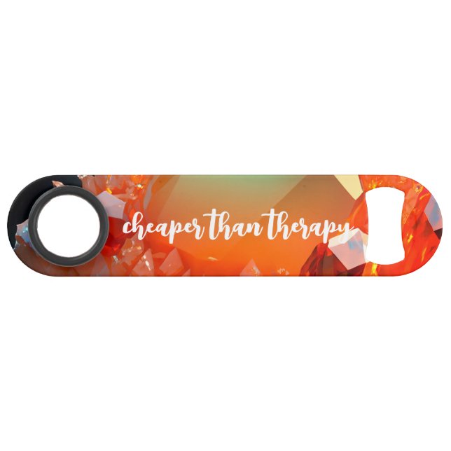 Funny Drinking Quote Abstract Underwater Crystals Bar Key (Front (Horizontal))