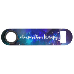 Funny Drinking Quote Abstract Underwater Crystals Bar Key