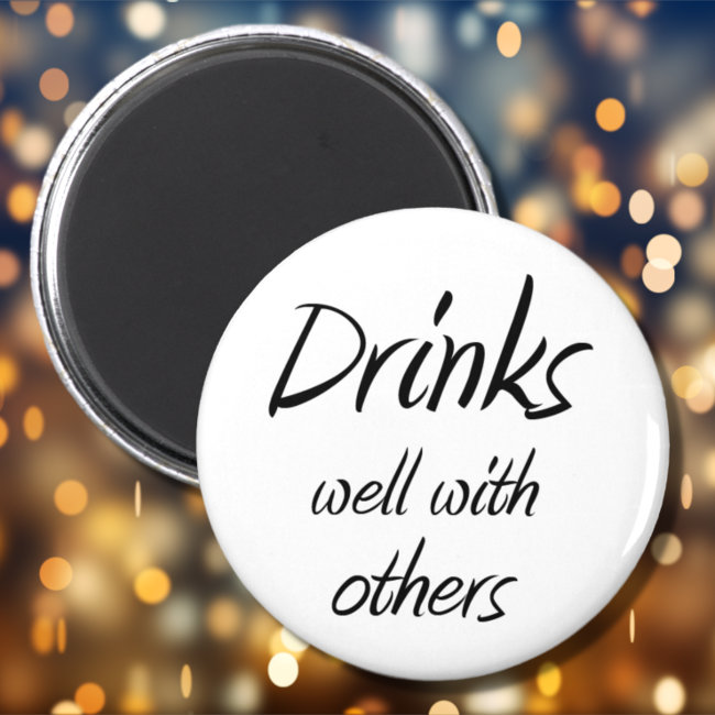 Funny drinking quotes joke novelty fridge magnets