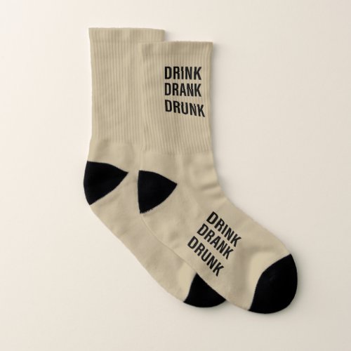 funny drinking quotes socks