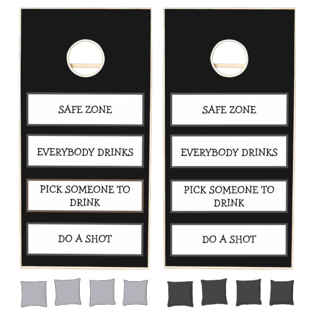  Funny Drinking Rules Outdoors Game (Set)