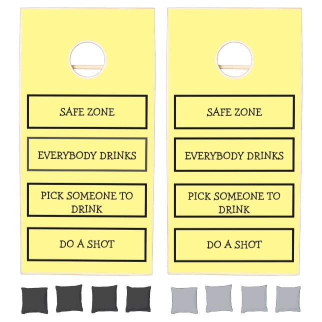  Funny Drinking Rules Outdoors Game (Set)
