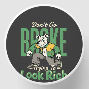 Funny Drip Dog Money Quote Mini Candle Favors