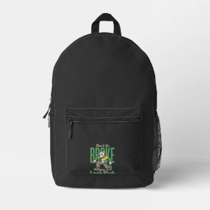 Funny Drip Dog Money Quote Printed Backpack