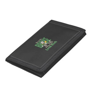 Funny Drip Dog Money Quote Tri-fold Wallet