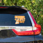 Funny Driving Car Tailgater Modern Typography Sticker<br><div class="desc">Funny Driving Car Humor Tailgater Modern Typography Bumper Stickers and Car Decals features the text "Warning! My last tailgater failed the brake test" in modern red typography. Perfect for car lovers for birthday,  Christmas,  Father's Day or Mother's Day. Designed by Evco Studio www.zazzle.com/store/evcostudio</div>