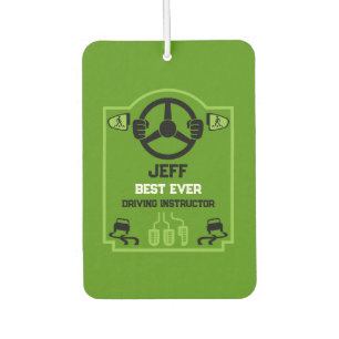 Funny Driving Instructor Gift Air Freshener