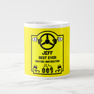 Funny Driving Instructor Gift Giant Coffee Mug