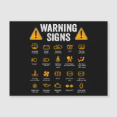 Funny Driving Warning Signs 101 Auto Mechanic Gift (Front)