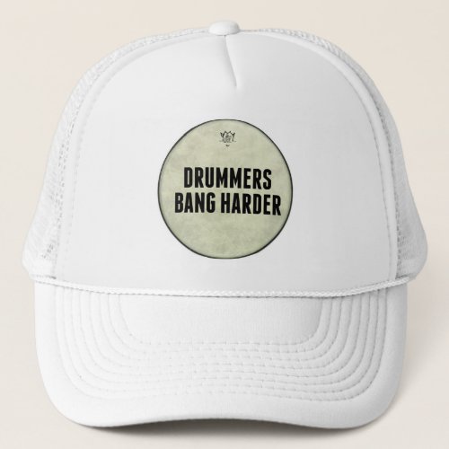 Funny Drum Head Drummers Bang Harder Hat