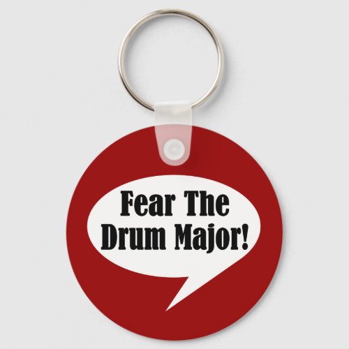 Funny Drum Major Keychain